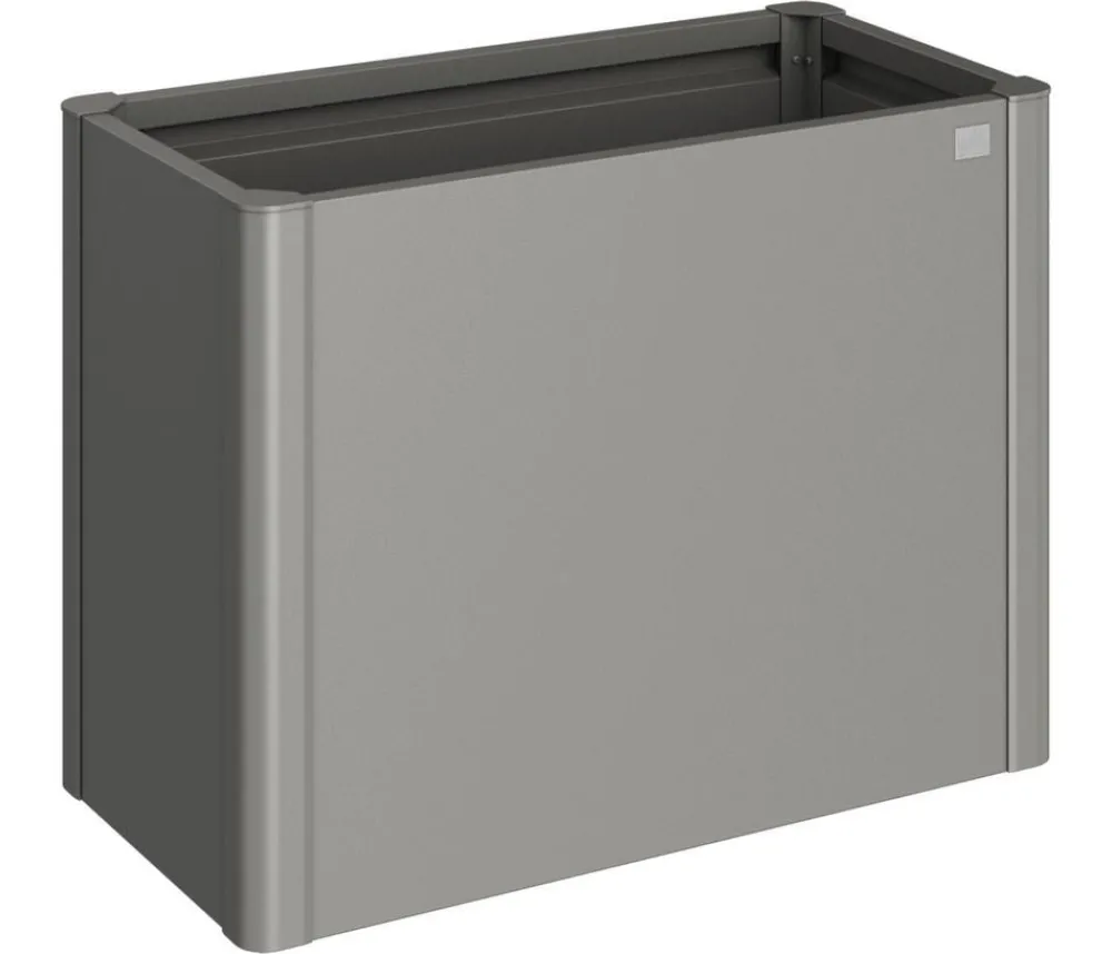 biohort Hochbeete & Frühbeete - Metall HochBeet 1x0,5, ca. B103,1/H77/T54,7 cm Quarzgrau