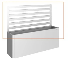 biohort Rankgitter & Obelisken|Hochbeete & Frühbeete > Metall-Rankgitter für HochBeet 4x1, ca. B397/H91/T4 cm