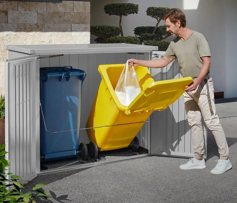 biohort Mülltonnenboxen > Mülltonnenbox Alex Duo, ca. B147/H129/T88 cm
