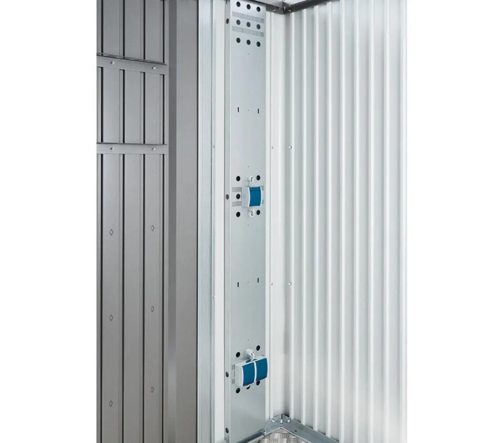 biohort Zubehör & Ausstattung - Montagepanel Europa + Geräteschrank Silber