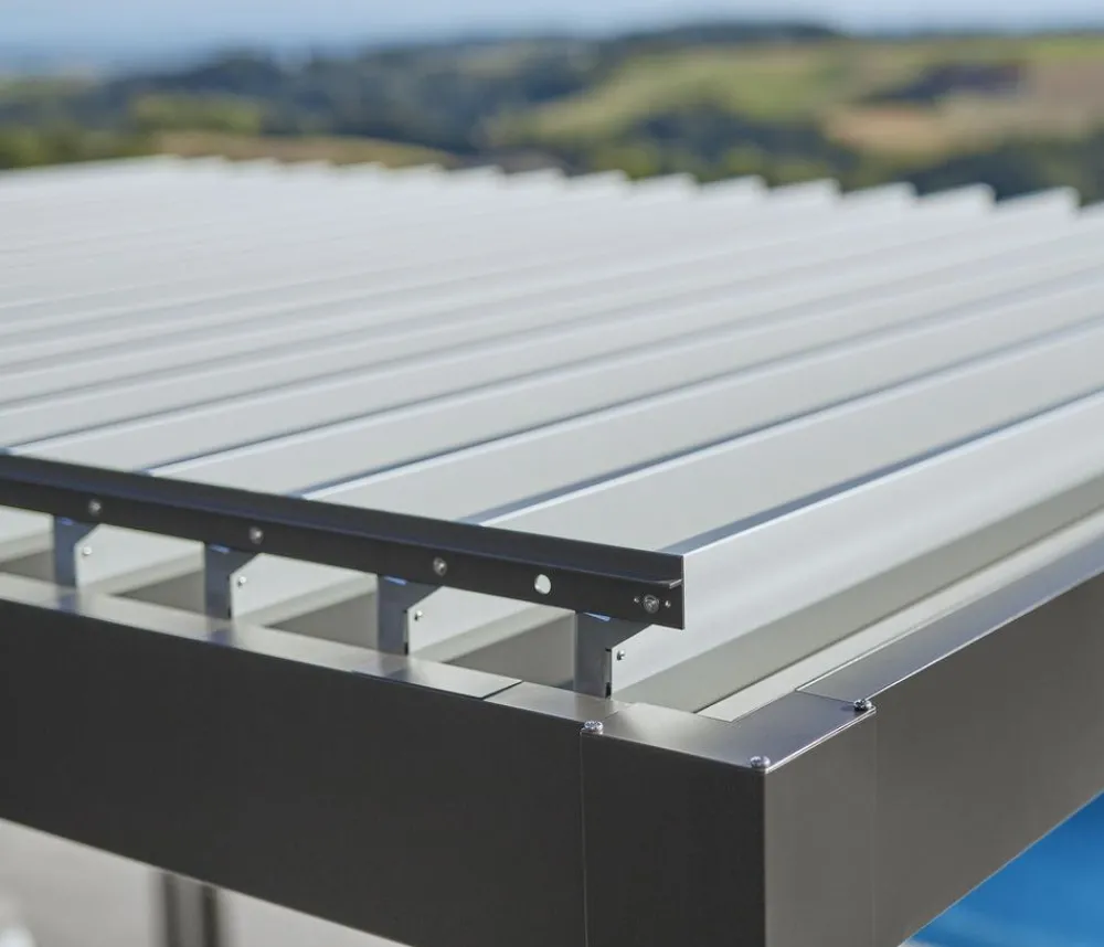 biohort Pergola 3 x 3,5 einfarbig, ca. B312/H264/T367,5 cm Dunkelgrau