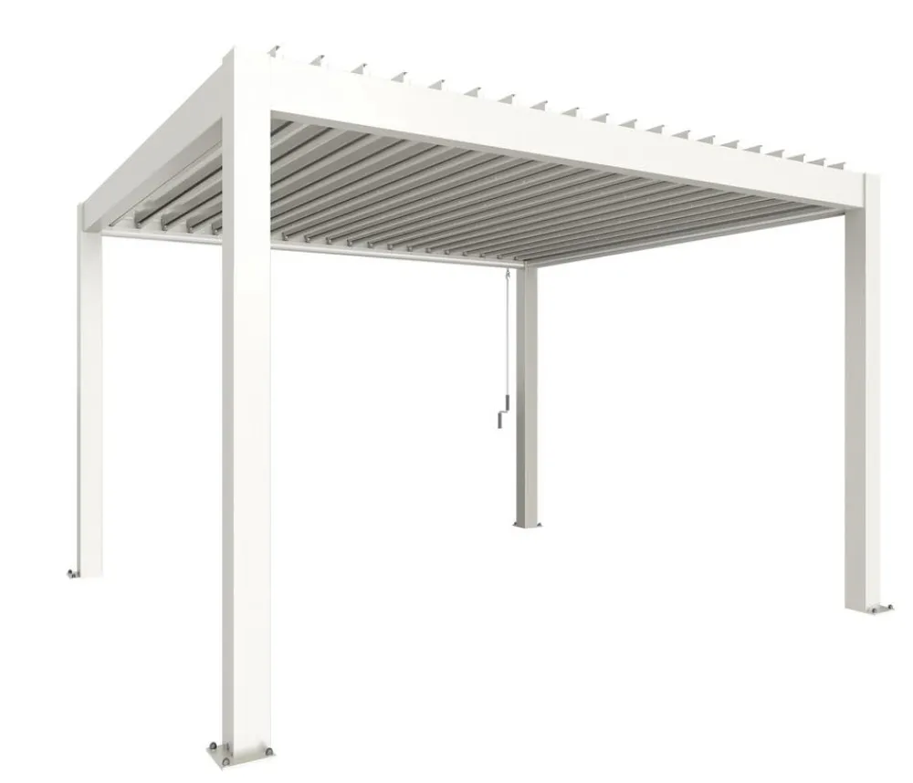 biohort Pergolen - Pergola 4 x 3,5 einfarbig, ca. B404,5/H264/T367,5 cm Weiß
