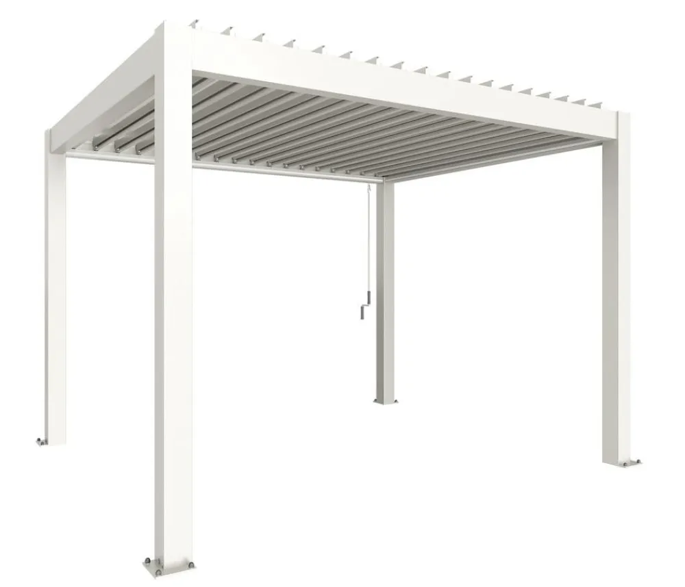 biohort Pergola 3,5 x 3 einfarbig, ca. B367,5/H264/T312 cm Weiß Best