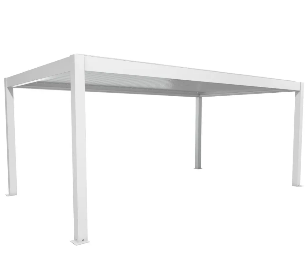 biohort Pergola 6 x 3,5 einfarbig, ca. B608/H264/T367,5 cm Weiß Clearance