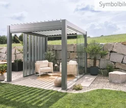 biohort Pergolen > Pergola 6 x 3 einfarbig, ca. B608/H264/T312 cm