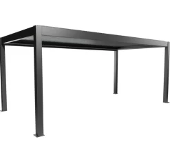 biohort Pergola 6 x 3 einfarbig, ca. B608/H264/T312 cm Dunkelgrau New