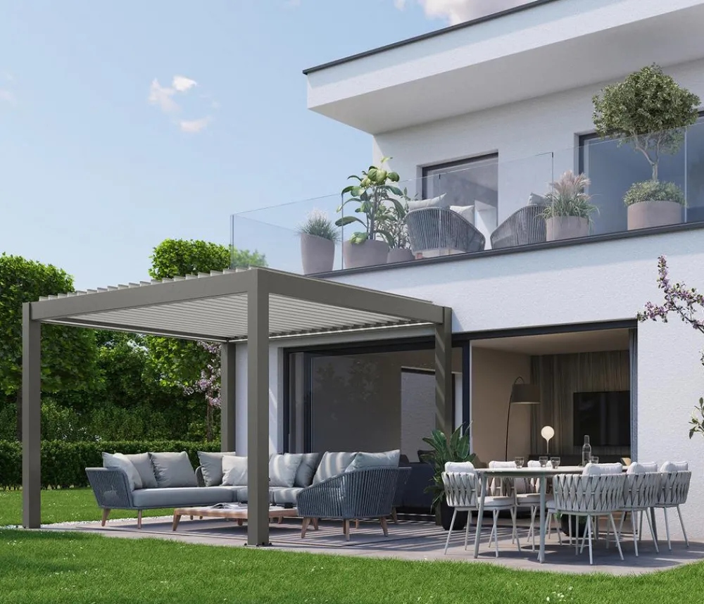 biohort Pergolen > Pergola 3 x 3 einfarbig, ca. B312/H264/T312 cm