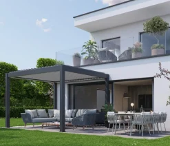 biohort Pergolen > Pergola 3 x 3 zweifarbig, ca. B312/H264/T312 cm