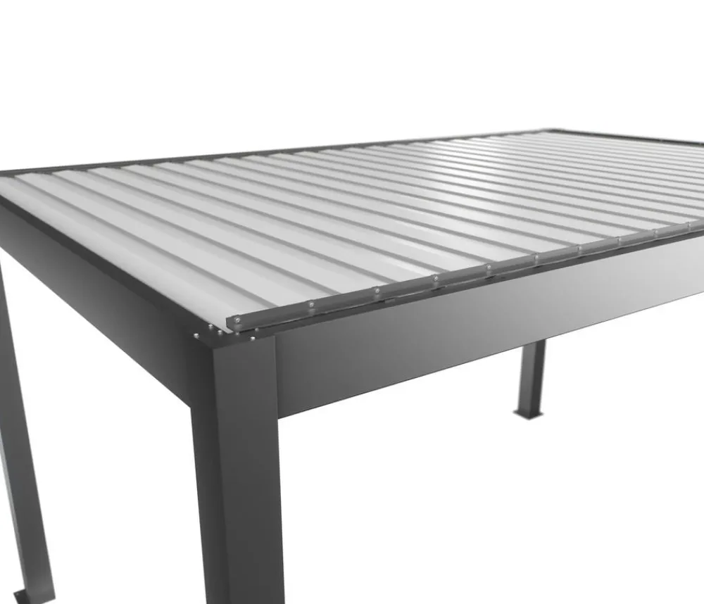 biohort Pergolen - Pergola 3,5 x 3 zweifarbig, ca. B367,5/H264/T312 cm Quarzgrau