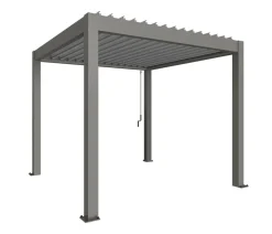 biohort Pergolen - Pergola 3 x 3 zweifarbig, ca. B312/H264/T312 cm Grau