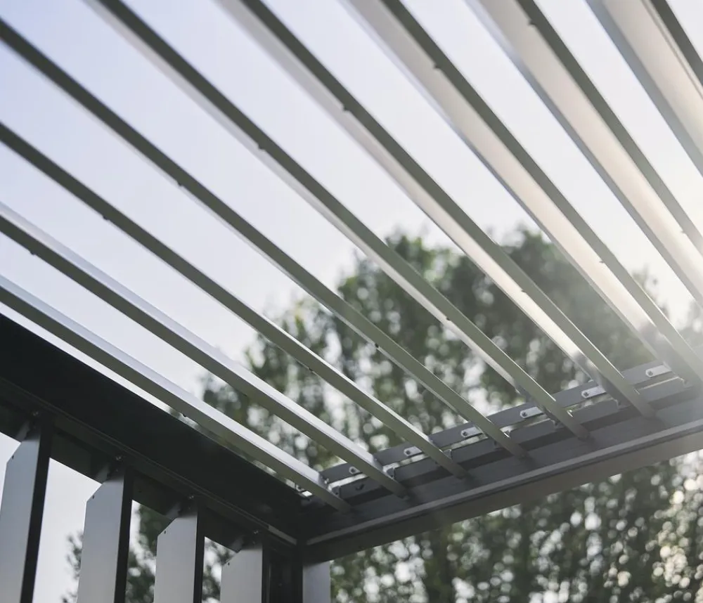 biohort Pergolen - Pergola 4 x 3 zweifarbig, ca. B404,5/H264/T312 cm Grau