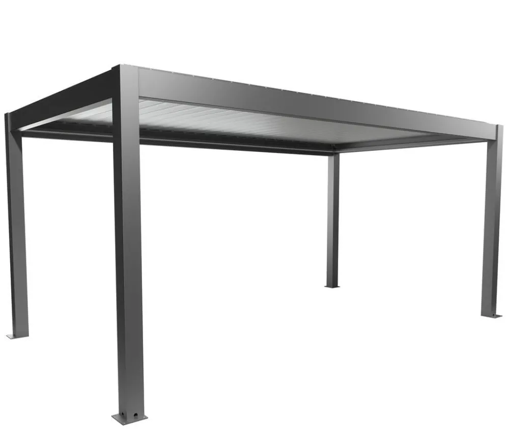 biohort Pergolen - Pergola 4 x 3 zweifarbig, ca. B404,5/H264/T312 cm Grau