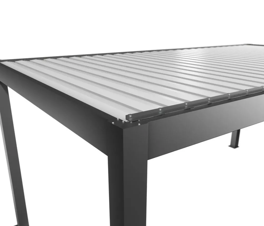 biohort Pergolen - Pergola 4 x 3 zweifarbig, ca. B404,5/H264/T312 cm Grau