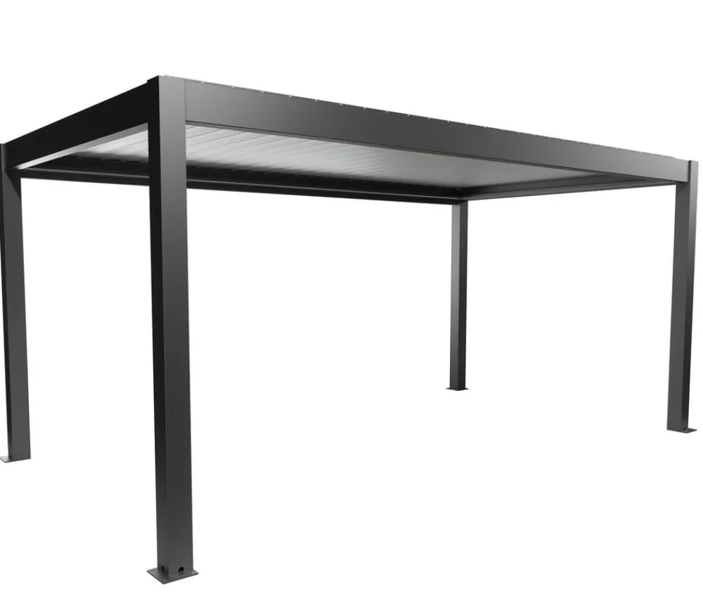 biohort Pergolen - Pergola 5,5 x 3 zweifarbig, ca. B552,5/H264/T312 cm Dunkelgrau