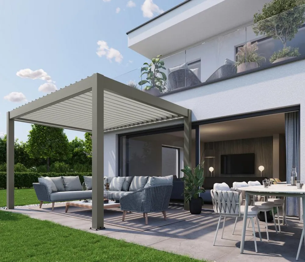 biohort Pergolen > Pergola 3 x 3,5 zweifarbig, ca. B312/H264/T367,5 cm