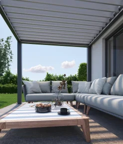 biohort Pergola 3 x 3,5 zweifarbig, ca. B312/H264/T367,5 cm Anthrazit Outlet