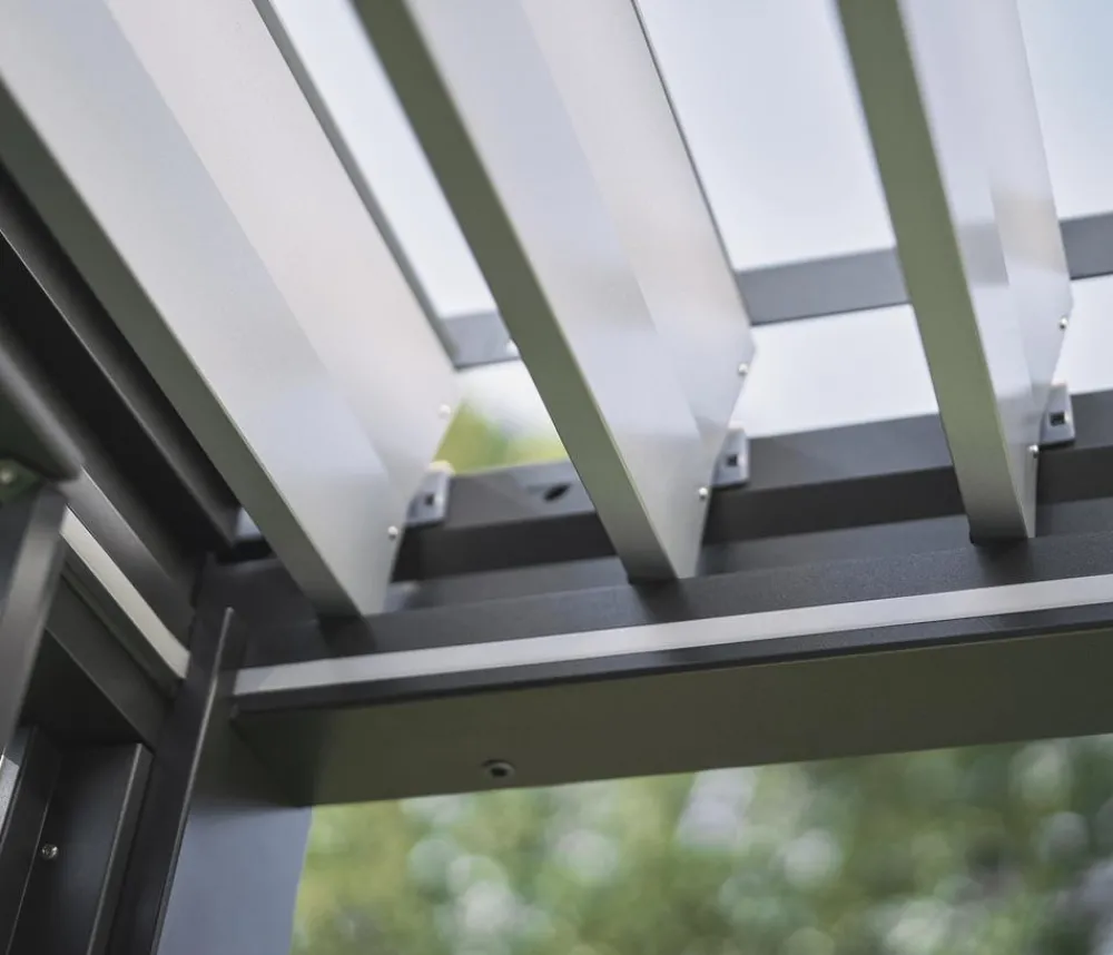 biohort Pergola 3 x 3,5 zweifarbig, ca. B312/H264/T367,5 cm Quarzgrau Sale