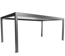 biohort Pergola 6 x 3,5 zweifarbig, ca. B608/H364/T367,5 cm Quarzgrau Hot