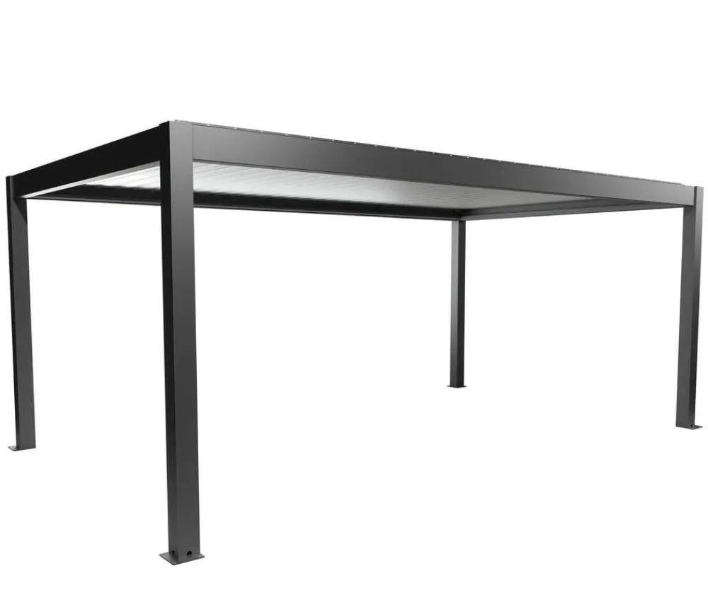 biohort Pergola 6 x 3,5 zweifarbig, ca. B608/H364/T367,5 cm Dunkelgrau Outlet