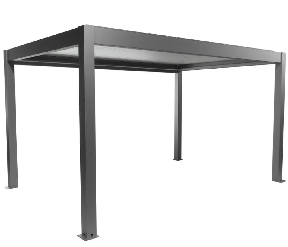 biohort Pergola 4,5 x 3 zweifarbig, ca. B460/H264/T312 cm Quarzgrau