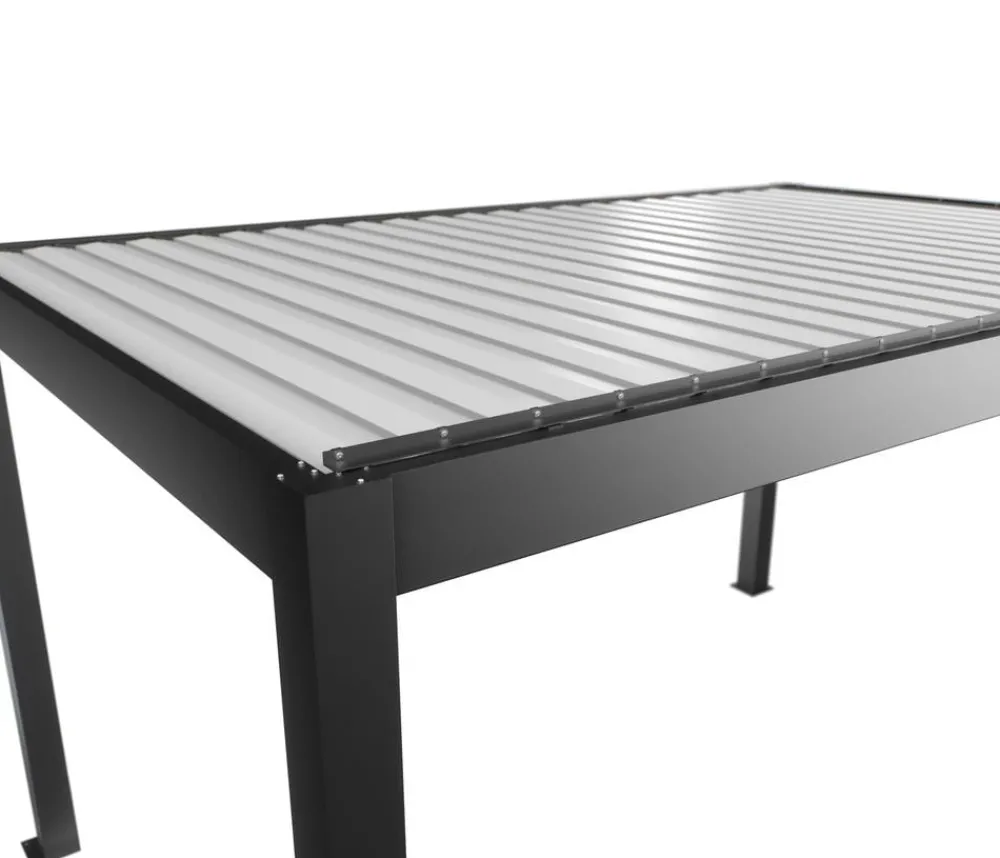 biohort Pergolen - Pergola 3 x 3,5 zweifarbig, ca. B312/H264/T367,5 cm Dunkelgrau