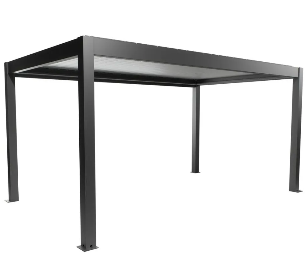 biohort Pergola 5 x 3 zweifarbig, ca. B515,5/H264/T312 cm Dunkelgrau Online