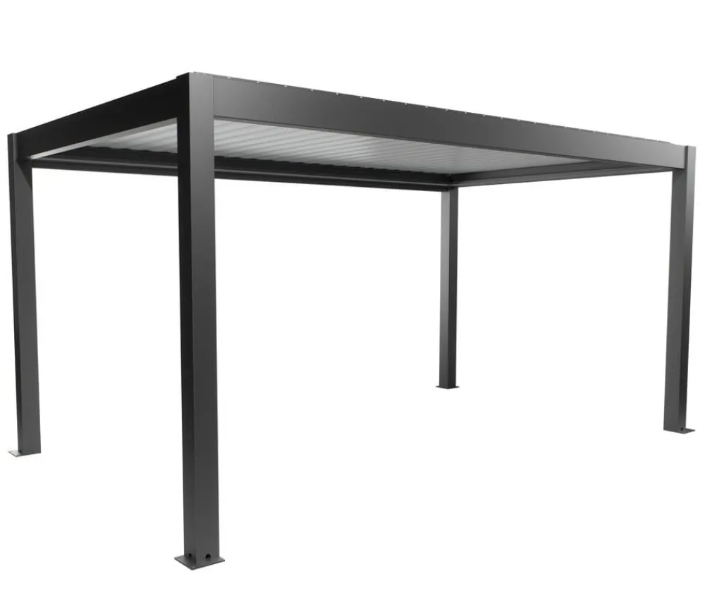 biohort Pergola 5 x 3 zweifarbig, ca. B515,5/H264/T312 cm Anthrazit Hot