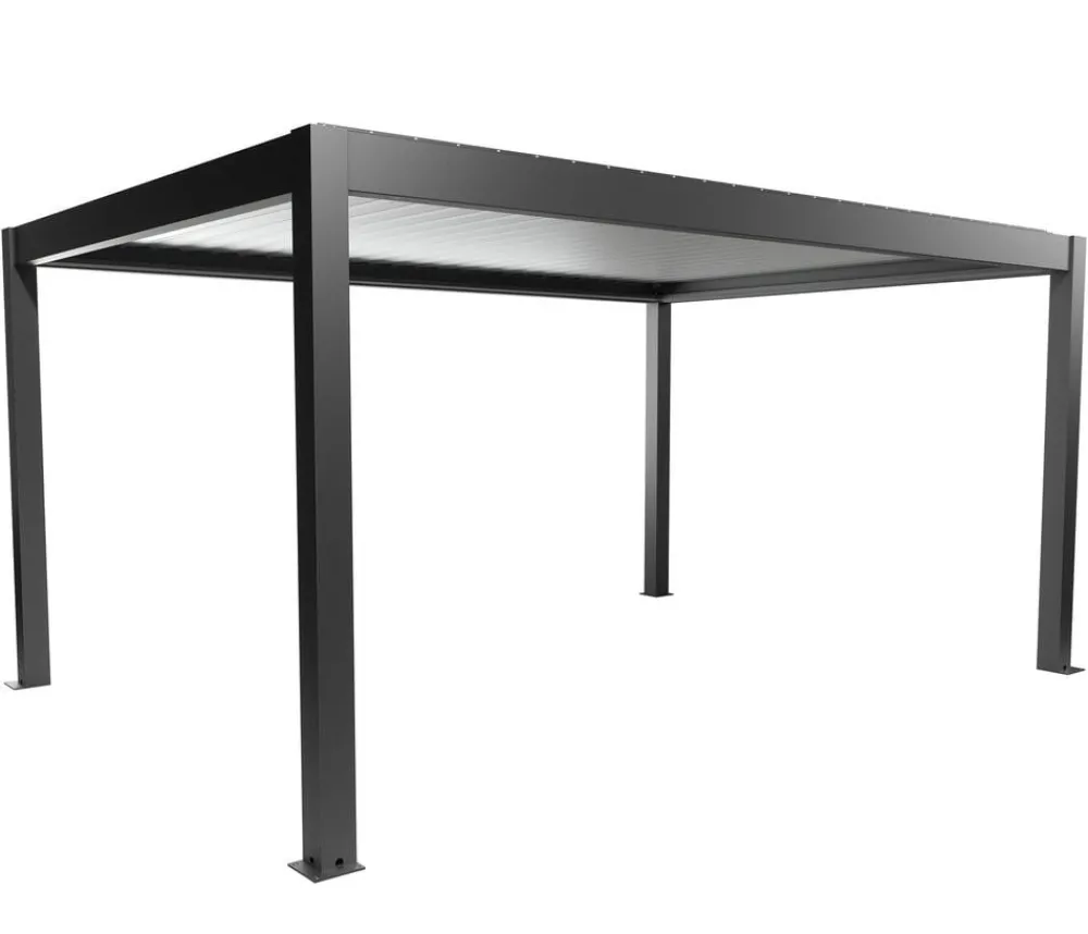 biohort Pergolen - Pergola 5 x 3,5 zweifarbig, ca. B515,5/H264/T367,5 cm Dunkelgrau