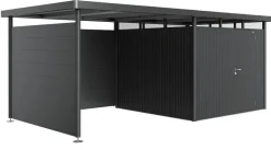 biohort Rückwand für Seitendach HighLine H2-H5 Dunkelgrau Hot