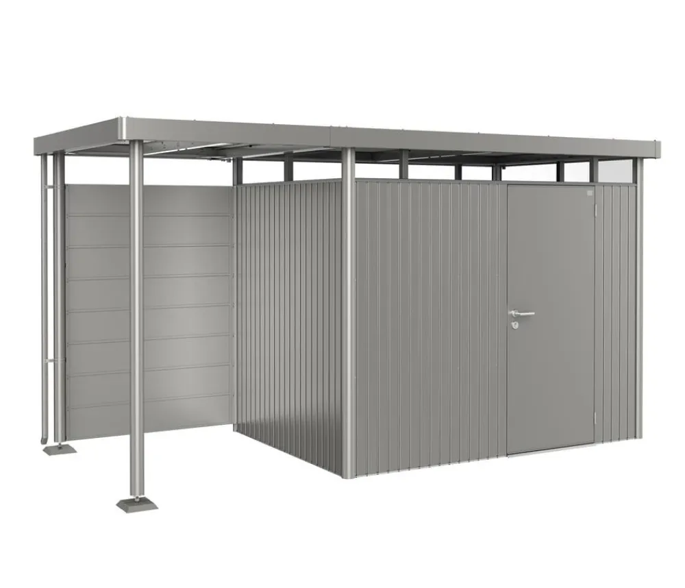 biohort Rückwand für Seitendach HighLine H2-H5 Quarzgrau Outlet