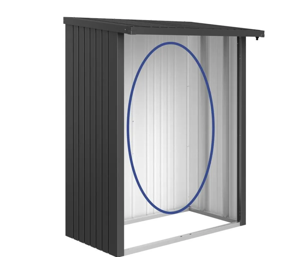 biohort Rückwand für WoodStock® 150 Dunkelgrau Best