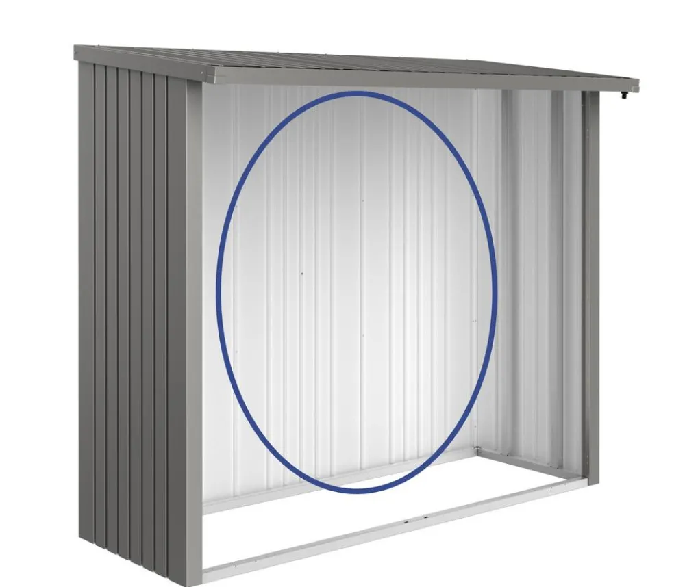 biohort Rückwand für WoodStock® 230 Quarzgrau Outlet