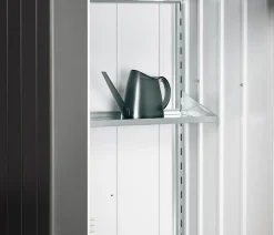 biohort Zubehör & Ausstattung - Regalböden für Terrassenschrank Julia, 2er-Set Silber