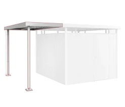 biohort Seitendach für Gerätehaus HighLine H5/H6 Silber New
