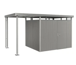 biohort Anbauten - Seitendach für Gerätehaus HighLine H3 Quarzgrau