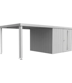 biohort Anbauten - Seitendach Neo 3A/B/C/D Silber