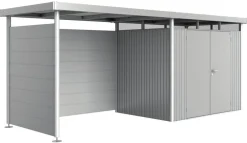 biohort Seitenwand für Seitendach HighLine Silber Hot