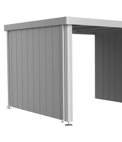 biohort Anbauten - Seitenwand Neo 3A/B/C/D Silber