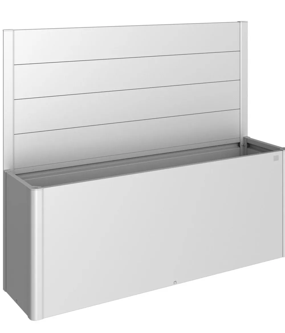 biohort Sichtschutz Belvedere 200, ca. B201/H91/T4 cm Silber Clearance