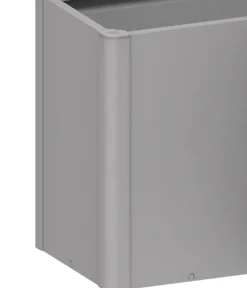 biohort Sichtschutz Belvedere L100 mit Acrylglas, ca. B102/H91/T102 cm Silber Clearance