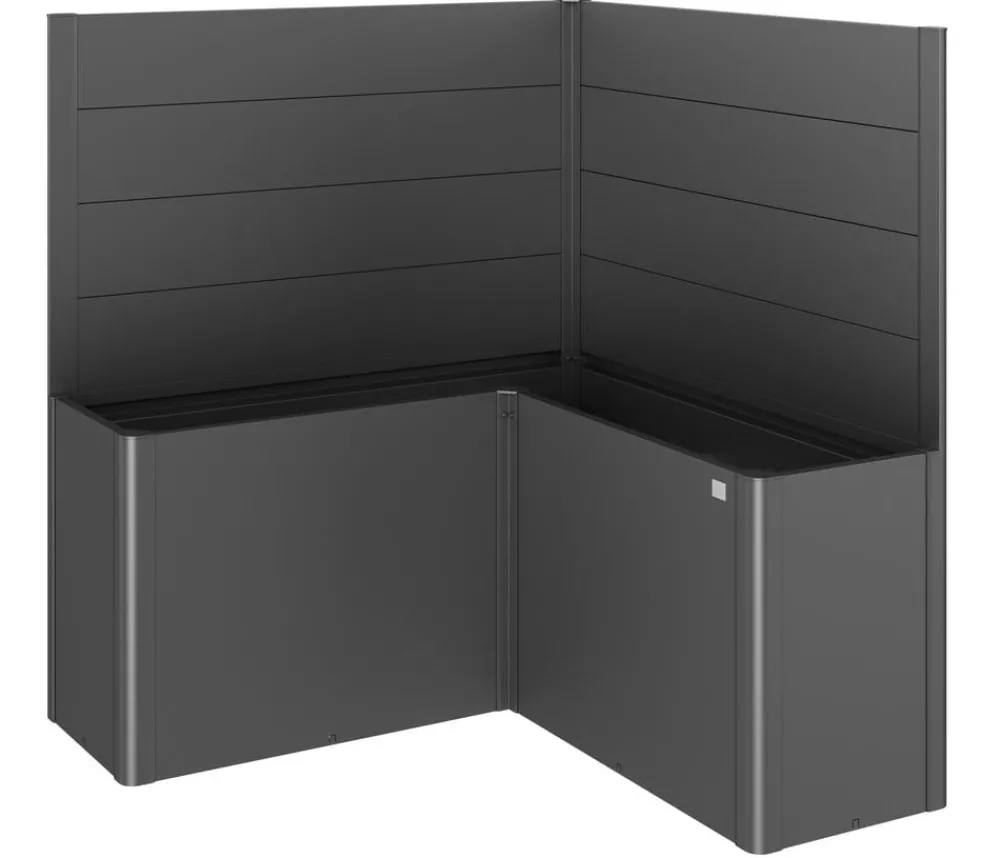 biohort Sichtschutz Belvedere L150, ca. B152/H91/T152 cm Dunkelgrau New