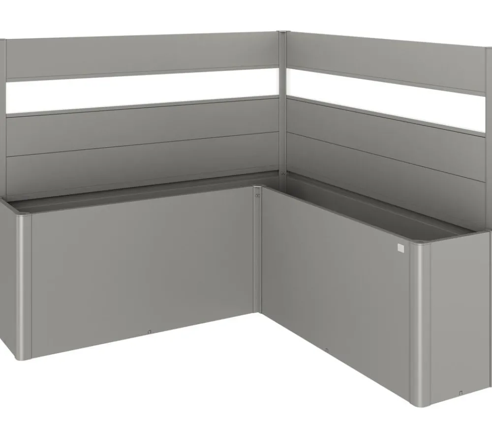 biohort Sichtschutz Belvedere L200 mit Acrylglas, ca. B201/H91/T201 cm Quarzgrau Online