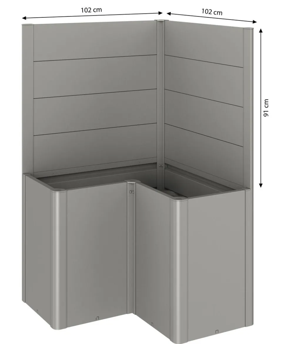 biohort Hochbeete & Frühbeete > Sichtschutz Belvedere L100, ca. B102/H91/T102 cm