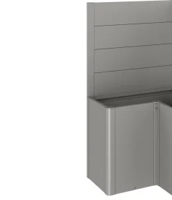 biohort Sichtschutz Belvedere L100, ca. B102/H91/T102 cm Quarzgrau New
