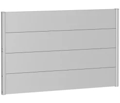 biohort Sichtschutz, ca. B150/H90 cm Silber Clearance