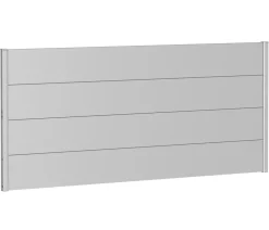 biohort Sichtschutz - Sichtschutz, ca. B200/H90 cm Silber