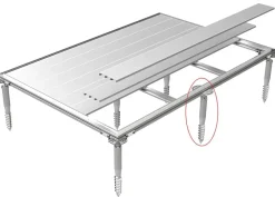 biohort SmartBase Plus Neo Fundament-Zusatzpaket Silber New