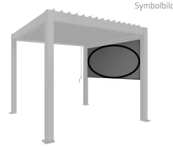 biohort Sonnenschutzrollo Gr. 3 m, elektrisch, ca. B235/H10/T272 cm Dunkelgrau