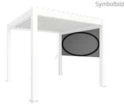 biohort Pergolen - Sonnenschutzrollo Gr. 4 m, elektrisch, ca. B235/H10/T327 cm Weiß