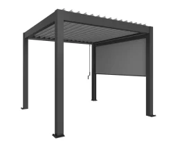 biohort Sonnenschutzrollo Gr. 3 m, ca. B272/H235/T10 cm Dunkelgrau Best